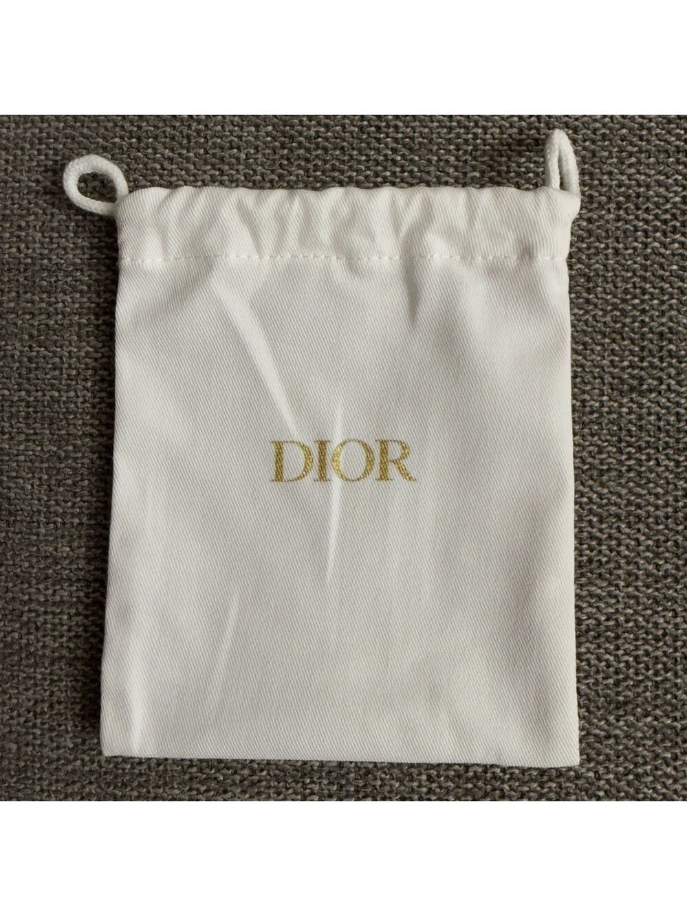 DIOR New Small Woven Pouch Dust Bag White Gift Wrap Luxury Gift